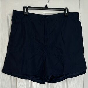 Croft & Barrow Navy Blue Swim Athletic Shorts